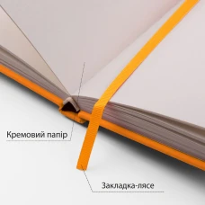 Скетчбук SANTI для графіки, 15х15см, 80 арк., тверда обкладинка PU, 110г/м2, жовтий, 743366