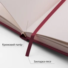 Скетчбук SANTI для графіки, 15х15см, 80 арк., тверда обкладинка PU, 110г/м2, сливовий, 743365