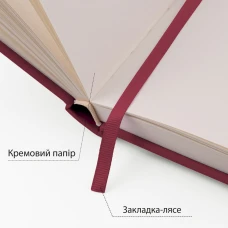 Скетчбук SANTI для графіки, 16х23см, 80 арк., тверда обкладинка PU, 110г/м2, сливовий, 743367