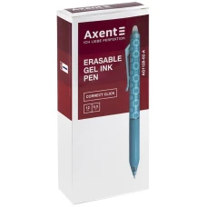 Ручка гелева автоматична "пиши-стирай" Correct Click, синя, AG1128-02-A