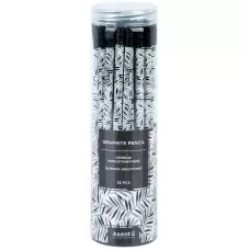 Олівець графітний Axent 9009, HB, туба, Black Leaves, 9009/36-19-A