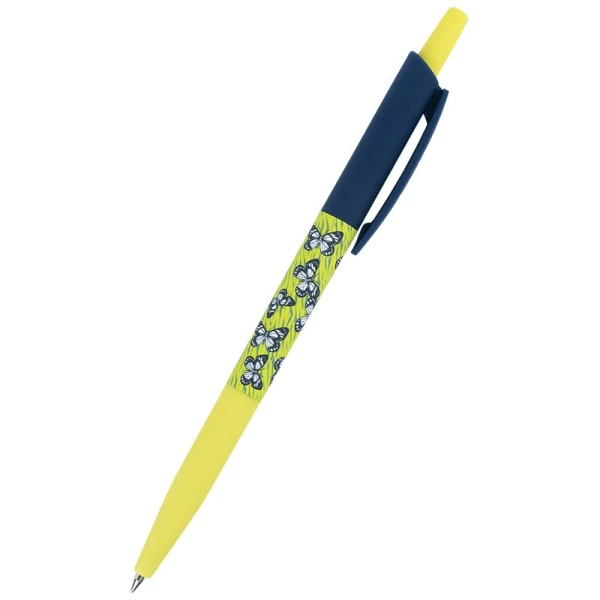 Ручка кулькова автом. Butterfly, синя, AB1090-36-A