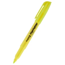 Маркер Highlighter D2503, 2-4 мм клиноп., жовтий