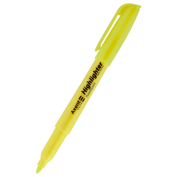 Маркер Highlighter D2503, 2-4 мм клиноп., жовтий