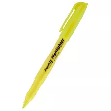 Маркер Highlighter D2503, 2-4 мм клиноп., жовтий
