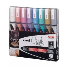Набор маркеров uni CHALK Metallic Color, 1,8-2,5мм, 8 шт