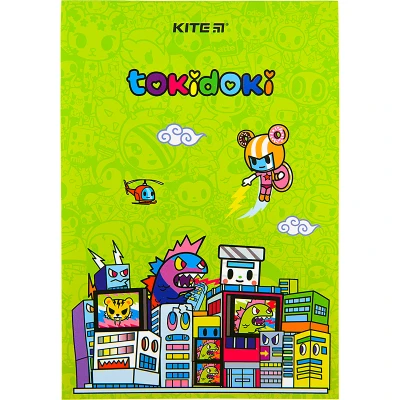Блокнот-планшет A5, 50арк, клітинка, tokidoki TK22-194-4 Kite