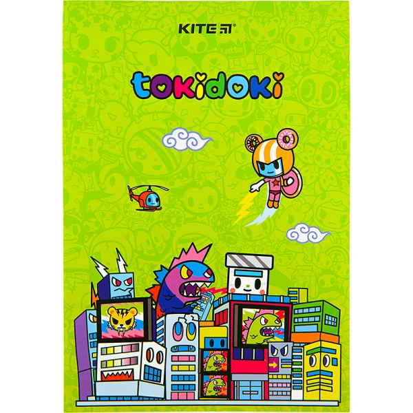 Блокнот-планшет A5, 50арк, клітинка, tokidoki TK22-194-4 Kite