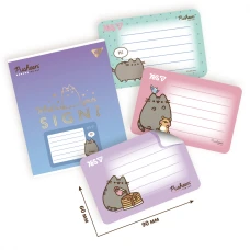 Наліпки на зошити YES Pusheen, 8 шт/уп, 955505     