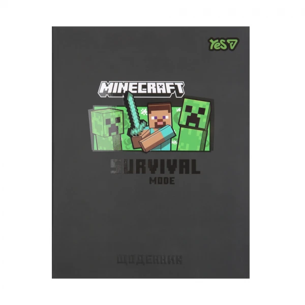 Щоденник шкільний YES інтегральний Minecraft, А5, 40 аркушів, 911668
