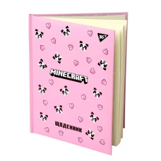 Щоденник шкільний YES твердий Minecraft Spring, А5, 40 аркушів, 911658