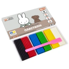 Пластилін YES "Miffy", кор., стек, 6 кол, 120г, 540726