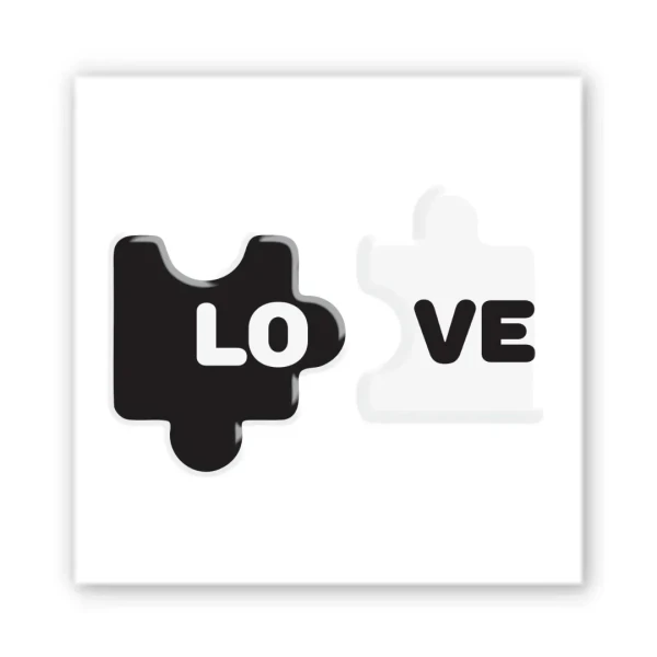 Наліпки 3D-стікер "Love Puzzle" SX-324 Tattooshka
