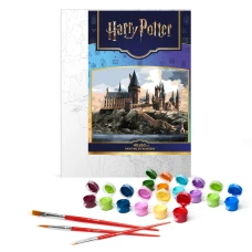 Набір для розпису по номерах WB "Harry Potter: Гоґвортс вдень" 40х50см, KHO6432