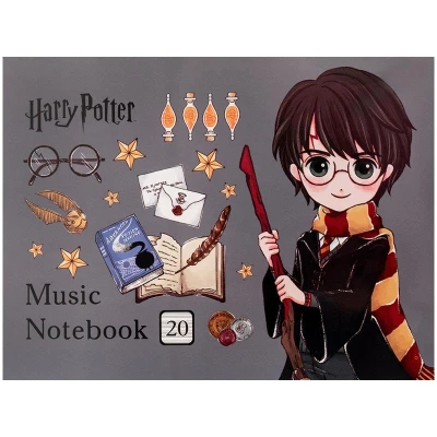 Зошит для нот А5, 20 арк, Harry Potter HP26-405 Kite