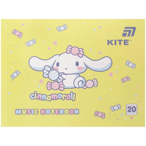 Зошит для нот А5, 20 арк, Cinnamoroll CR26-405 Kite