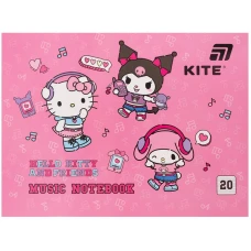 Зошит для нот А5, 20 арк, Hello Kitty HK26-405 Kite