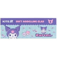Пластилін восковий, 6 кольорів, 120 г. Kuromi HK24-081 Kite