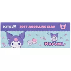 Пластилін восковий, 6 кольорів, 120 г. Kuromi HK24-081 Kite