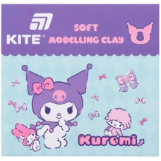 Пластилін восковий, 8 кольорів, 160 г. Kuromi HK24-082 Kite
