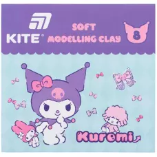 Пластилін восковий, 8 кольорів, 160 г. Kuromi HK24-082 Kite