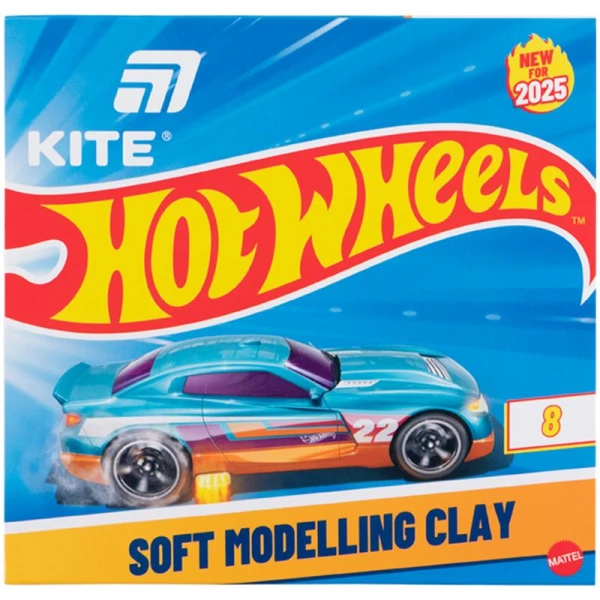 Пластилін восковий, 8 кольорів, 160 г. Hot Wheels HW25-082 Kite