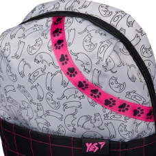 Рюкзак шкільний YES T-105 "Cats", 40*28*15см., 558940