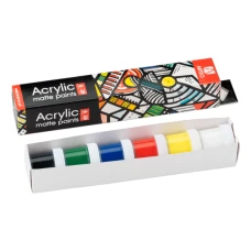 Набір акрилових фарб Geometric, матовий, 6x10мл, Arteo