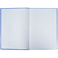 Книга записна А4, 96арк., кліт, тверда обкл., Liberty, синя 8422-551-A