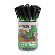 Ручка кулькова YES "Minecraft" 0,7 мм. синя, 412173