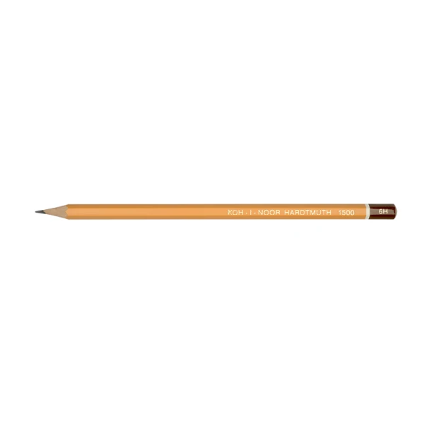 Олівець графітний 1500, 6Н, Koh-i-noor
