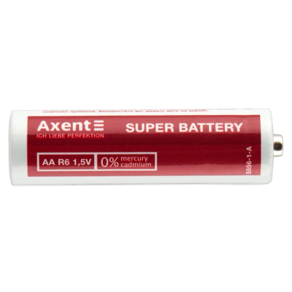 Елемент живлення AXENT AA R6 1.5V, сольовий 5556-1-A (4шт./уп.)