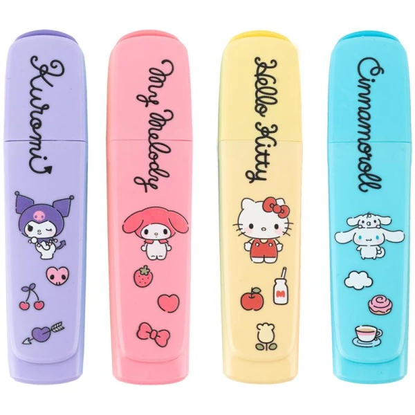 Маркер Highlighter, набір з 4-х кол., Hello Kitty and friends HK26-444 Kite