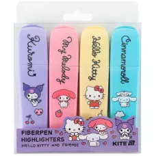 Маркер Highlighter, набір з 4-х кол., Hello Kitty and friends HK26-444 Kite
