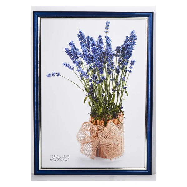 Рамка А4, 21*30см., Синій зі сріблом, AM1515-55