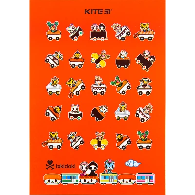 Блокнот-планшет A5, 50арк, клітинка, tokidoki TK22-194-2 Kite