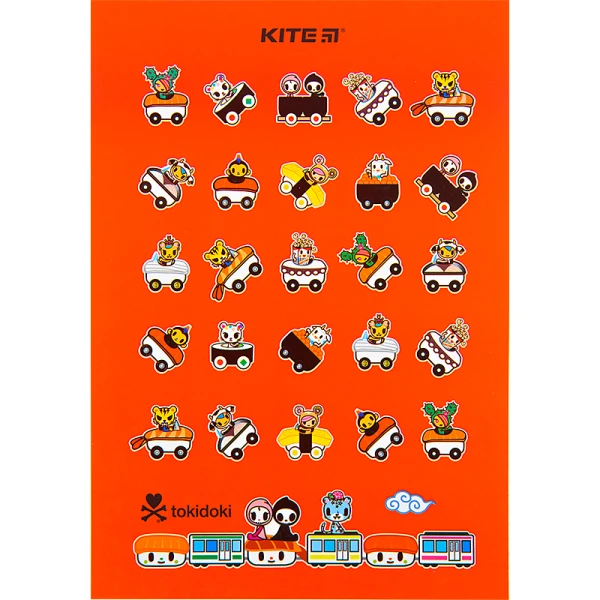 Блокнот-планшет A5, 50арк, клітинка, tokidoki TK22-194-2 Kite