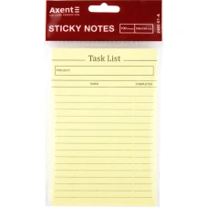 Блок паперу з клейким шаром Task list 100x150мм, 100арк., 2480-01-A