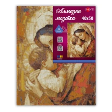 Алмазна мозаїка SANTI "Марія з дитиною", 40*50см на підрамнику, 956068