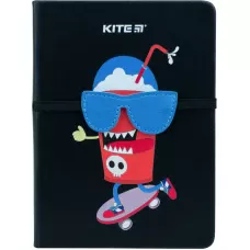  Блокнот тверда обкл., В6, 96 арк., клітинка Black skate K22-464-4