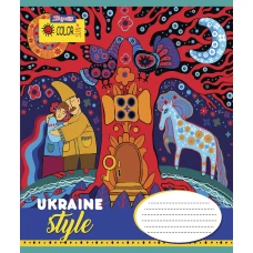 Зошит А5/24 арк лінія 1В Ukraine style, 765908