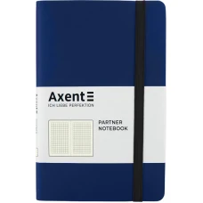 Книга записна Partner Soft, 125*195, 96арк, кліт, синя, 8206-02-A