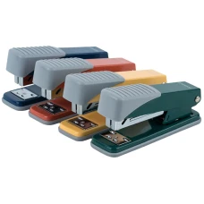 Степлер Exakt-2 метал., №24/6, 25 арк., Earth colors жовтий, 4925-26-A