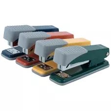 Степлер Exakt-2 метал., №24/6, 25 арк., Earth colors жовтий, 4925-26-A