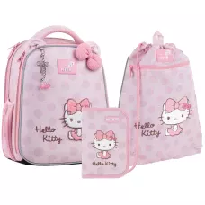 Набір рюкзак + пенал + сумка для взуття Kite SET_HK26-555S-2 Hello Kitty
