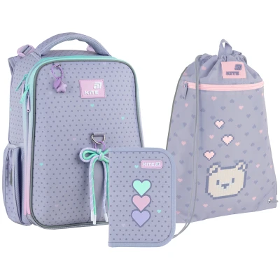 Набір рюкзак + пенал + сумка для взуття Kite SET_K26-531M Lovely