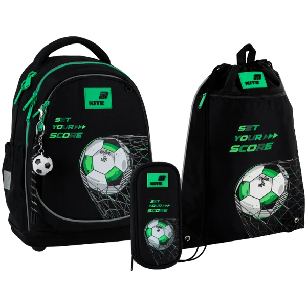 Набір рюкзак + пенал + сумка для взуття Kite SET_K26-724S-3 Football