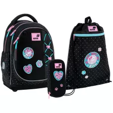 Набір рюкзак + пенал + сумка для взуття Kite SET_K26-724S-1 Pretty Kitty