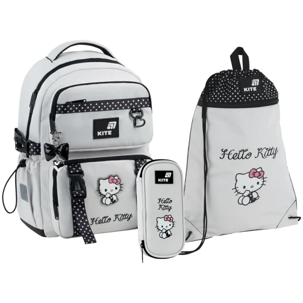 Набір рюкзак + пенал + сумка для взуття Kite SET_HK26-1022M Hello Kitty