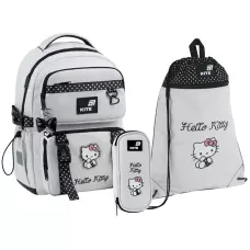 Набір рюкзак + пенал + сумка для взуття Kite SET_HK26-1022M Hello Kitty